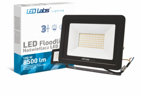 Proiector LED SLIM 3Y 100W Alb Natural IP65 - hsmartro